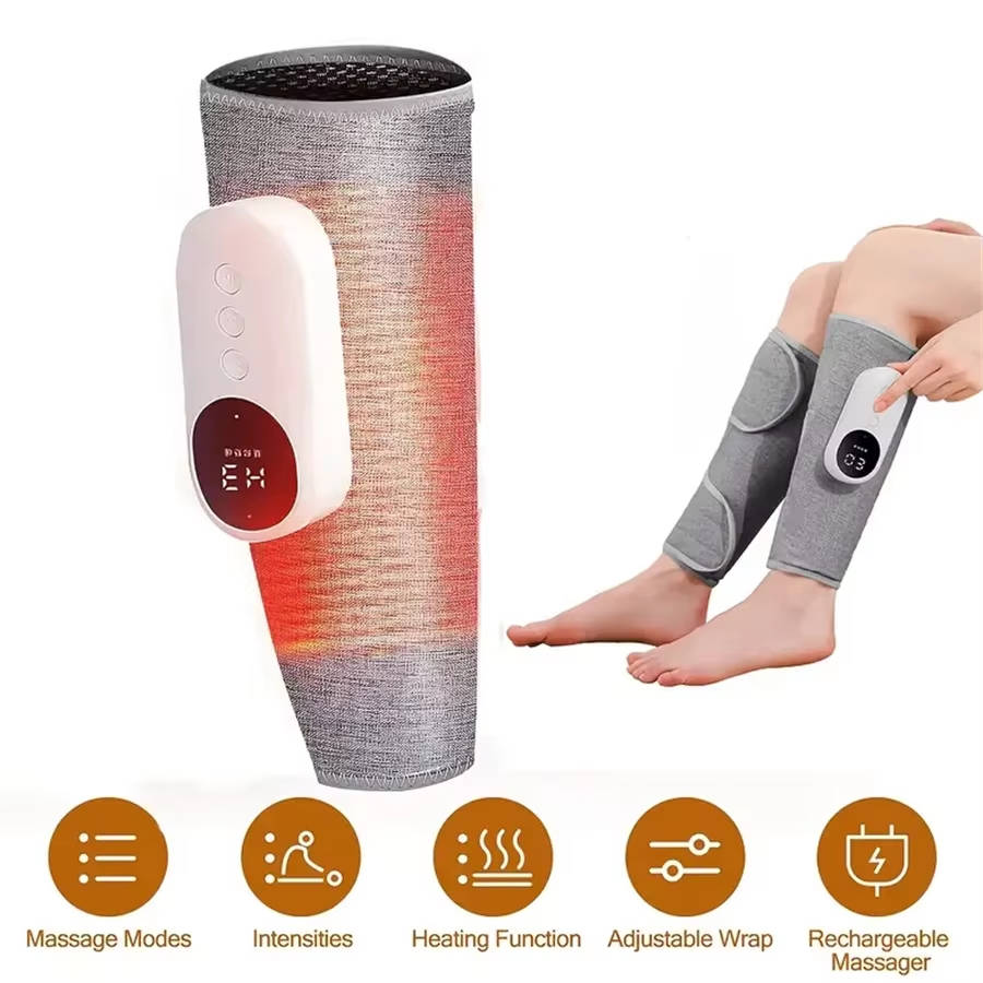Turbo Cables – Calf Relief | Air Compression Leg Massager with Adjustable Heat | Soothing Relaxation for Tired Legs