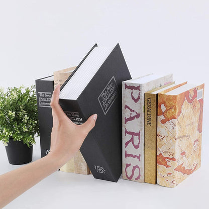 Turbo Cables – Clever Hideaway | Hidden Compartment Book Safe with Dual Locking Options | Discreet Storage for Valuables