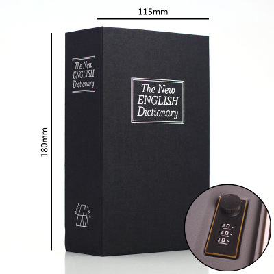Turbo Cables – Clever Hideaway | Hidden Compartment Book Safe with Dual Locking Options | Discreet Storage for Valuables