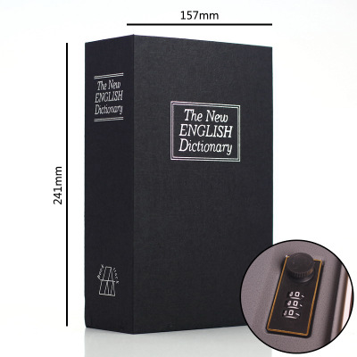 Turbo Cables – Clever Hideaway | Hidden Compartment Book Safe with Dual Locking Options | Discreet Storage for Valuables