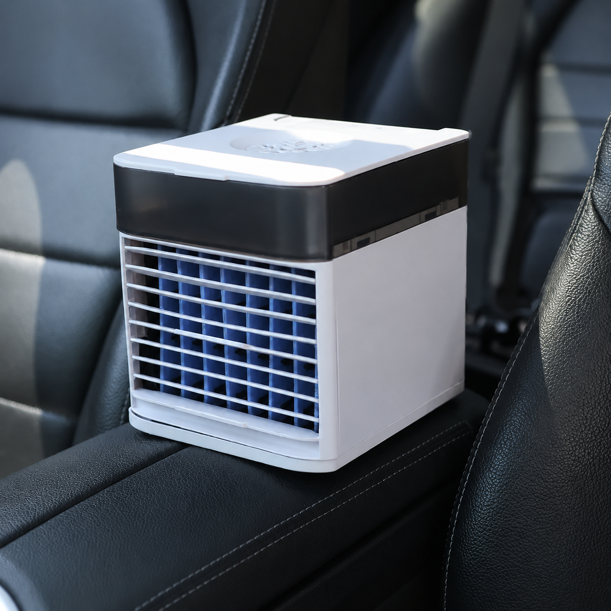 Turbo Cables – Compact Car Cooler | 12 Volt Evaporative Cooling Fan with Adjustable Airflow | Portable Solution for Vehicle Comfort