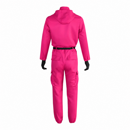 Turbo Cables – Costume Collection | Hooded Jumpsuit with Full Face Mask | Complete Look for Halloween Fun