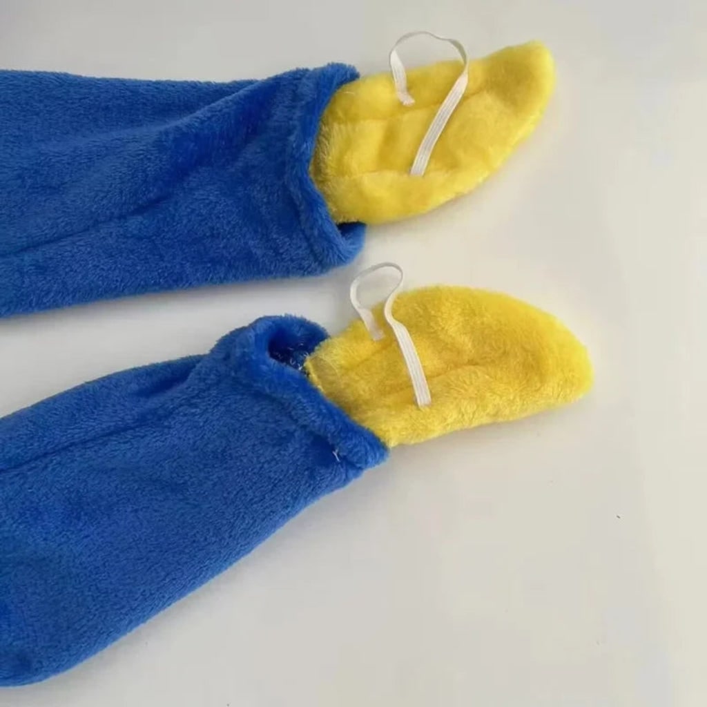 Turbo Cables – Cozy Monster Jumpsuit | Plush Kids Costume with Hood for Halloween Fun