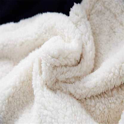 Turbo Cables – Cozy Patriotic Fleece Blanket with Ultra-Soft Faux Lambswool Back | Perfect for Indoor Comfort and Outdoor Adventures