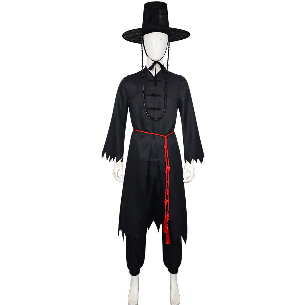 Turbo Cables – Cultural Costume Collection | Korean Hanbok Cosplay Outfit with Hat & Accessories | Perfect for Halloween and Themed Events