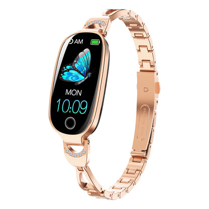 Turbo Cables – Elegant Smartwatch | Smart Watch with Blood Oxygen & Pressure Monitoring | Luxury Diamond Design for Health Tracking
