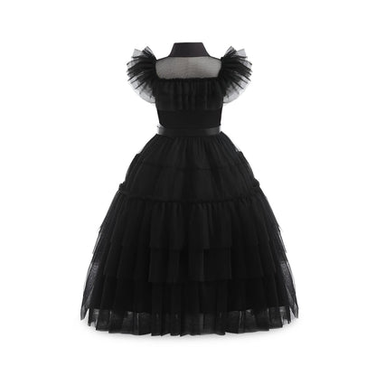 Turbo Cables – Festive Princess Dress | Layered Halloween Costume for Kids & Teens | Perfect for Parties and Themed Celebrations