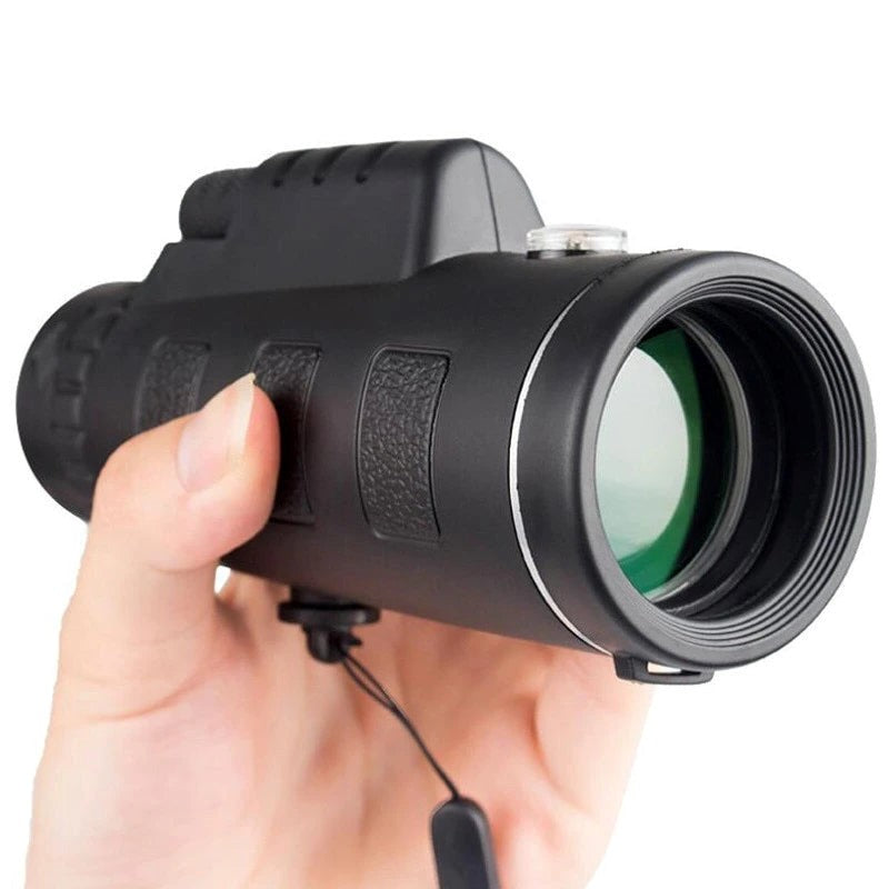 Turbo 10X Starscope HD Monocular - High Power Monocular With Smartphone Holder & Tripod