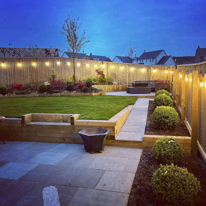 Turbo Best Seller LED Plug-in Waterproof Warm White Heavy Duty Outdoor String Lights