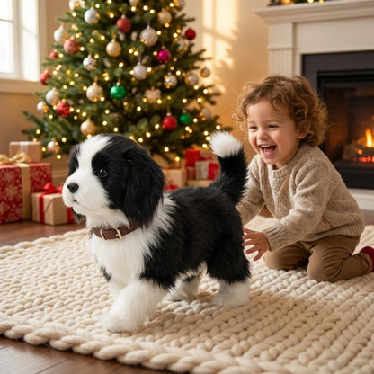 Turbo Cables – Interactive Robot Puppy | Realistic Electronic Dog Toy with Walking & Barking | Engaging Companion for Kids' Imaginative Play