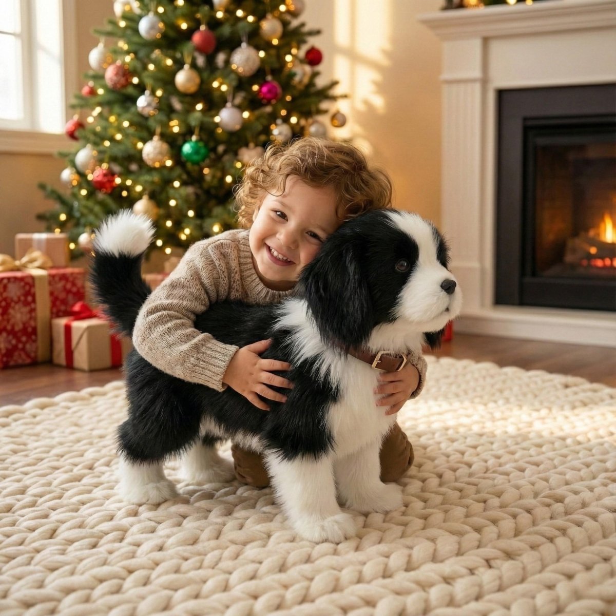 Turbo Cables – Interactive Robot Puppy | Realistic Electronic Dog Toy with Walking & Barking | Engaging Companion for Kids' Imaginative Play