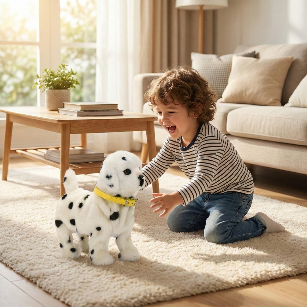 Turbo Cables – Interactive Robot Puppy | Realistic Electronic Dog Toy with Walking & Barking | Engaging Companion for Kids' Imaginative Play