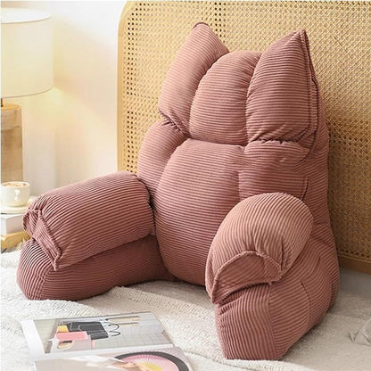 Turbo Cables – Lounge Comfort | Bed Pillow with Arm Support & Memory Foam | Ideal for Reading and Gaming