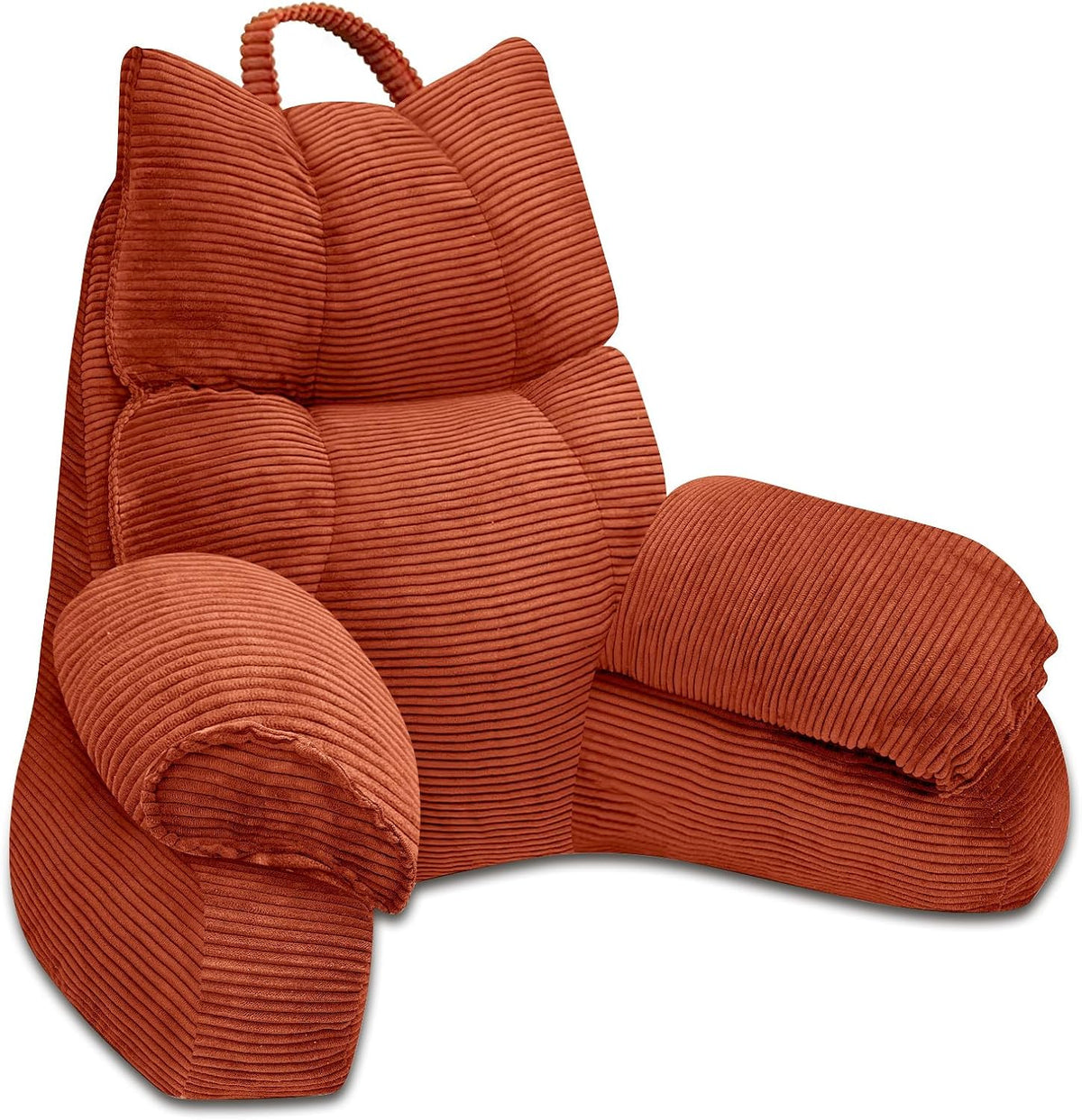 Turbo Cables – Lounge Comfort | Bed Pillow with Arm Support & Memory Foam | Ideal for Reading and Gaming