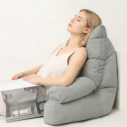 Turbo Cables – Lounge Comfort | Bed Pillow with Arm Support & Memory Foam | Ideal for Reading and Gaming