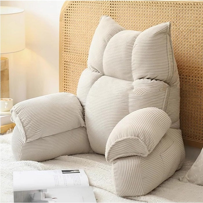 Turbo Cables – Lounge Comfort | Bed Pillow with Arm Support & Memory Foam | Ideal for Reading and Gaming