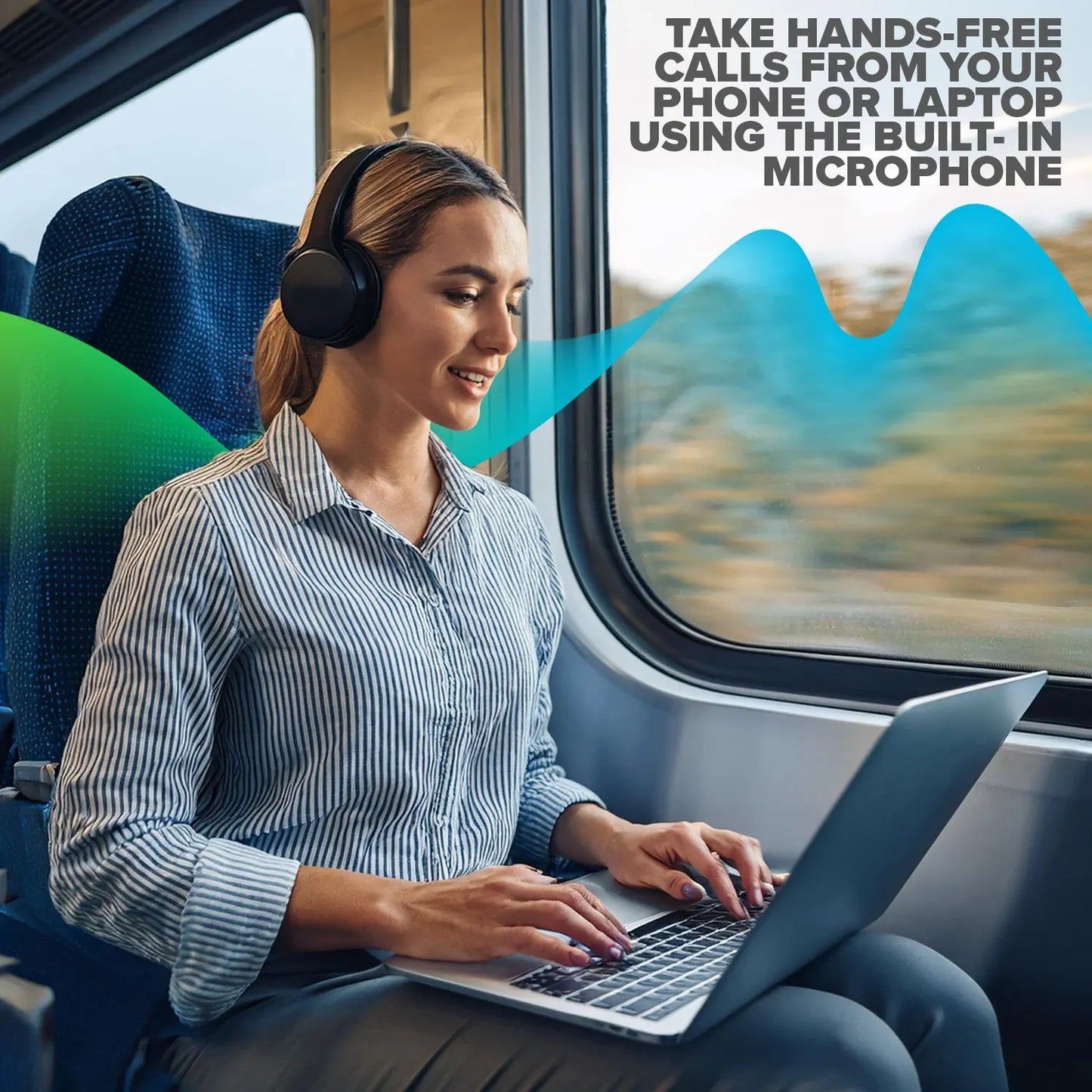 Maplin Bluetooth Noise Cancelling Over-Ear Headphones – Black Maplin