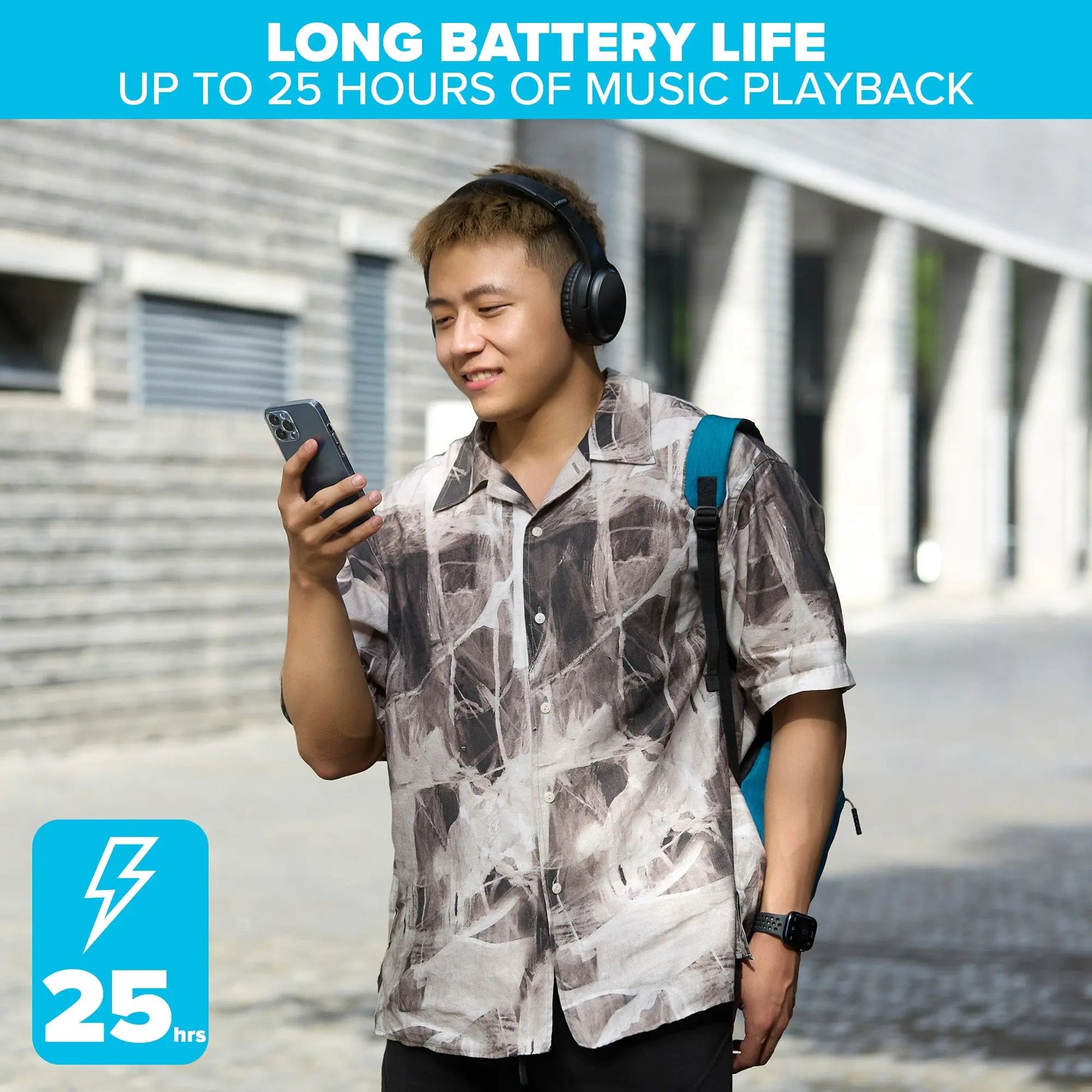 Maplin Bluetooth Noise Cancelling Over-Ear Headphones – Black Maplin