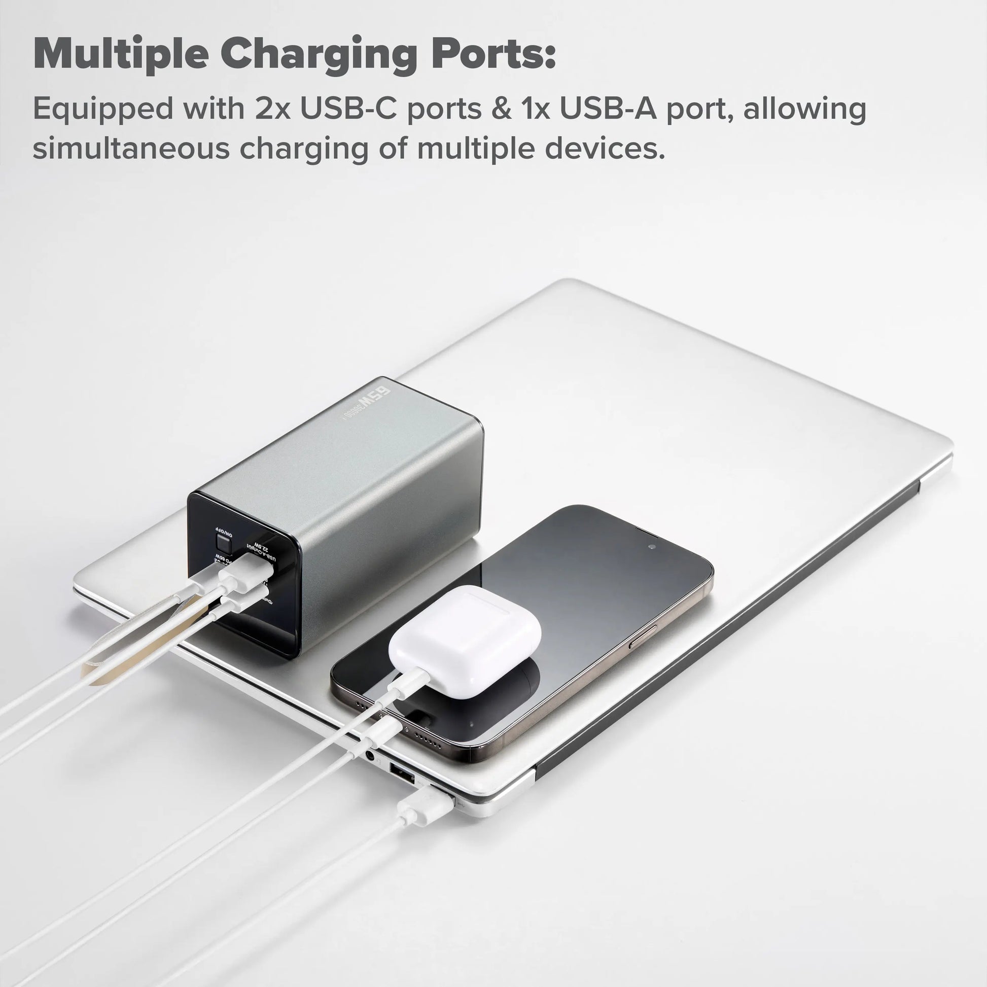 Maplin 30,000mAh USB-A / USB-C PD 65W Power Bank Maplin