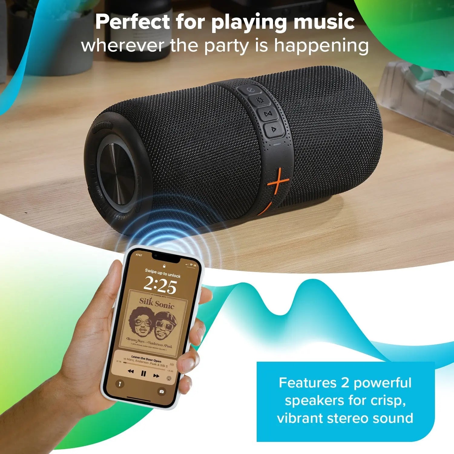 Maplin Portable Bluetooth V5 Party Speaker Maplin