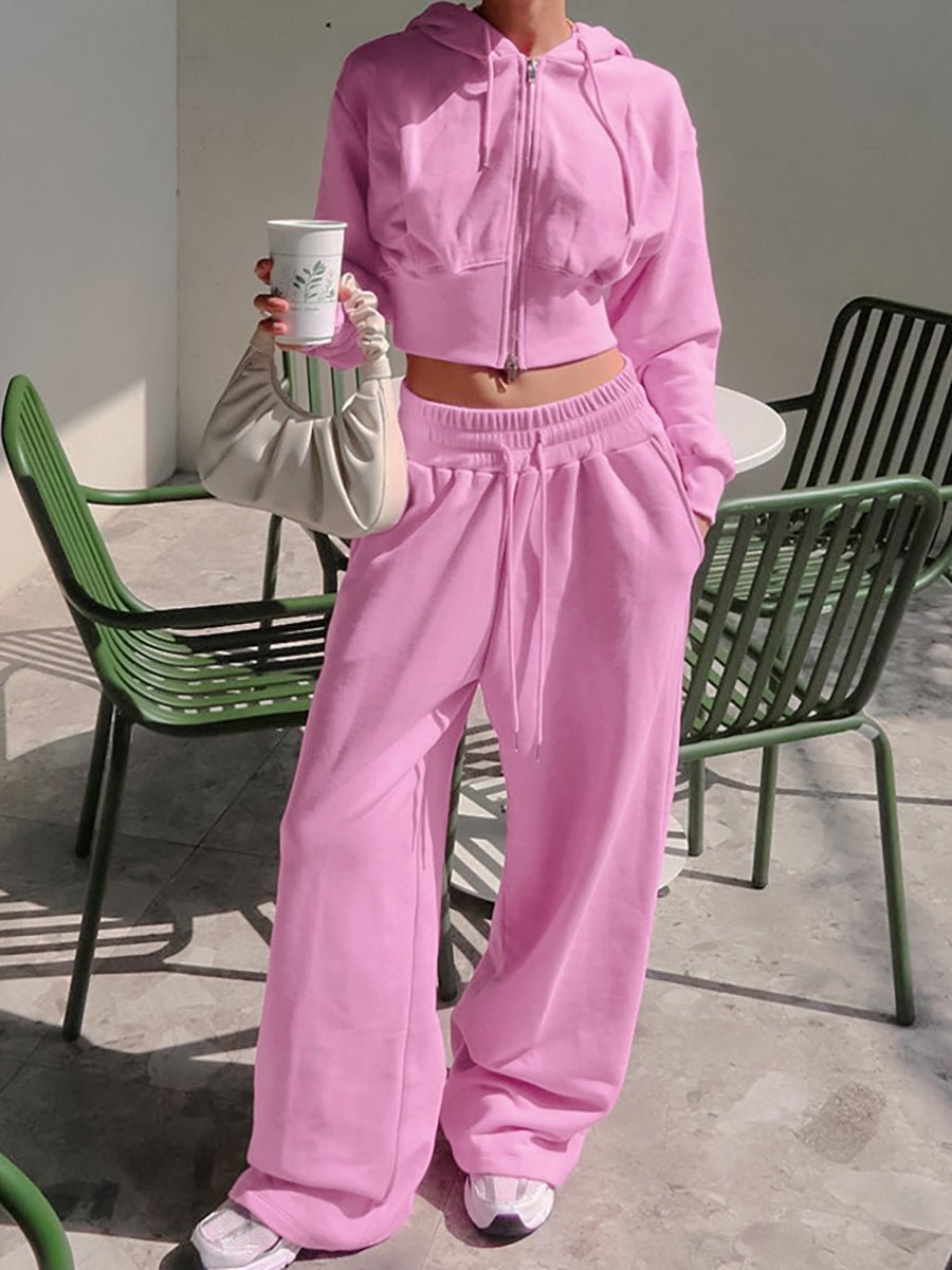 Women's  Pink Tracksuit Turbo Cables