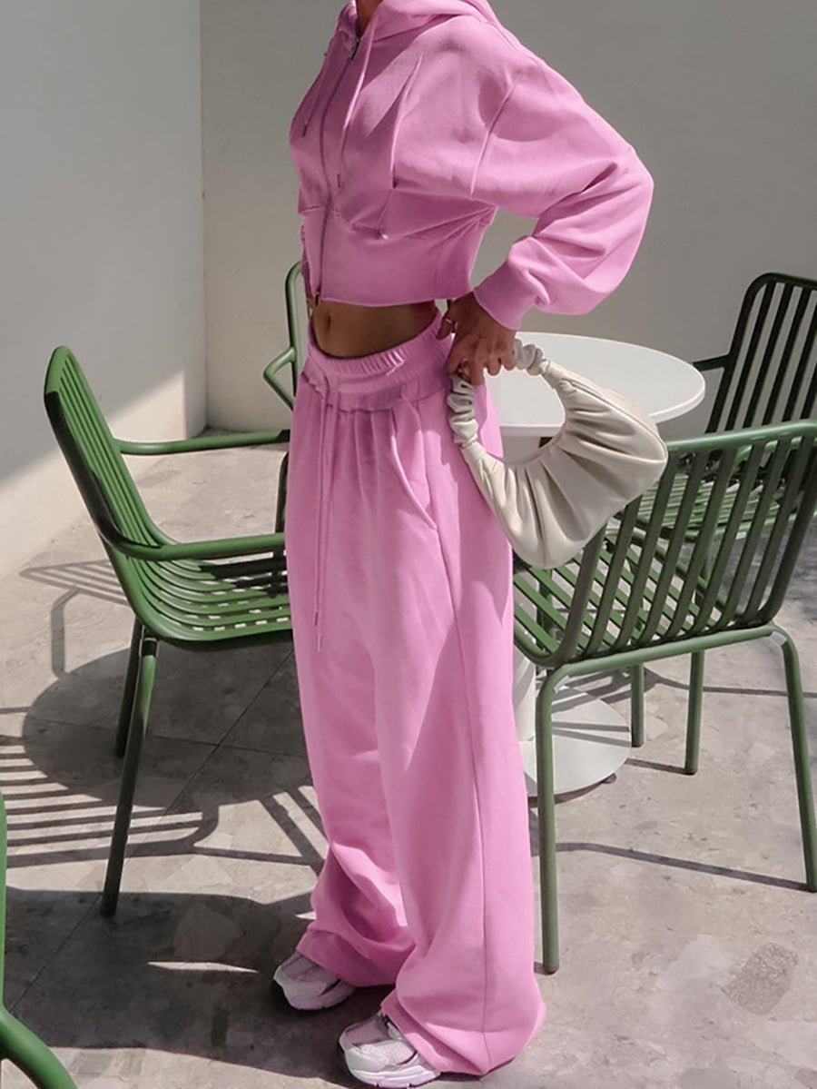 Women's  Pink Tracksuit Turbo Cables