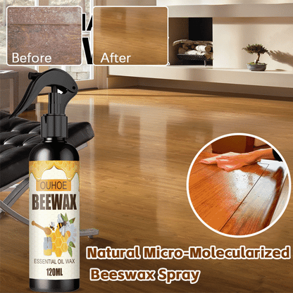 Turbo Cables – Natural Beeswax Spray | Non-Toxic Furniture Care Solution with Effortless Application | Ideal for a Brilliant Shine on Treated Surfaces