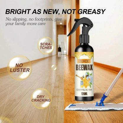 Turbo Cables – Natural Beeswax Spray | Non-Toxic Furniture Care Solution with Effortless Application | Ideal for a Brilliant Shine on Treated Surfaces