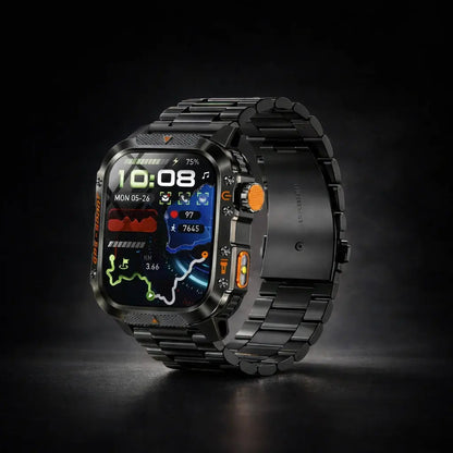 Turbo Cables – X2 Pro | Rugged GPS Smartwatch with 100+ Sports Modes | Multi-Satellite Navigation for Active Lifestyles