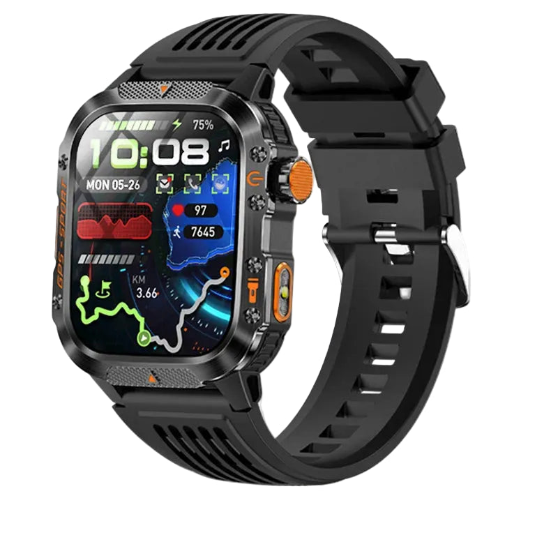 Turbo Cables – X2 Pro | Rugged GPS Smartwatch with 100+ Sports Modes | Multi-Satellite Navigation for Active Lifestyles