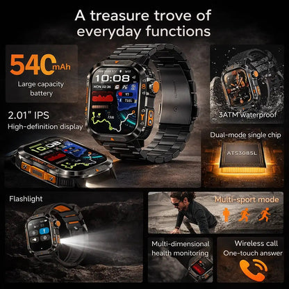 Turbo Cables – X2 Pro | Rugged GPS Smartwatch with 100+ Sports Modes | Multi-Satellite Navigation for Active Lifestyles
