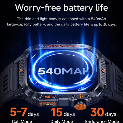Turbo Cables – X2 Pro | Rugged GPS Smartwatch with 100+ Sports Modes | Multi-Satellite Navigation for Active Lifestyles