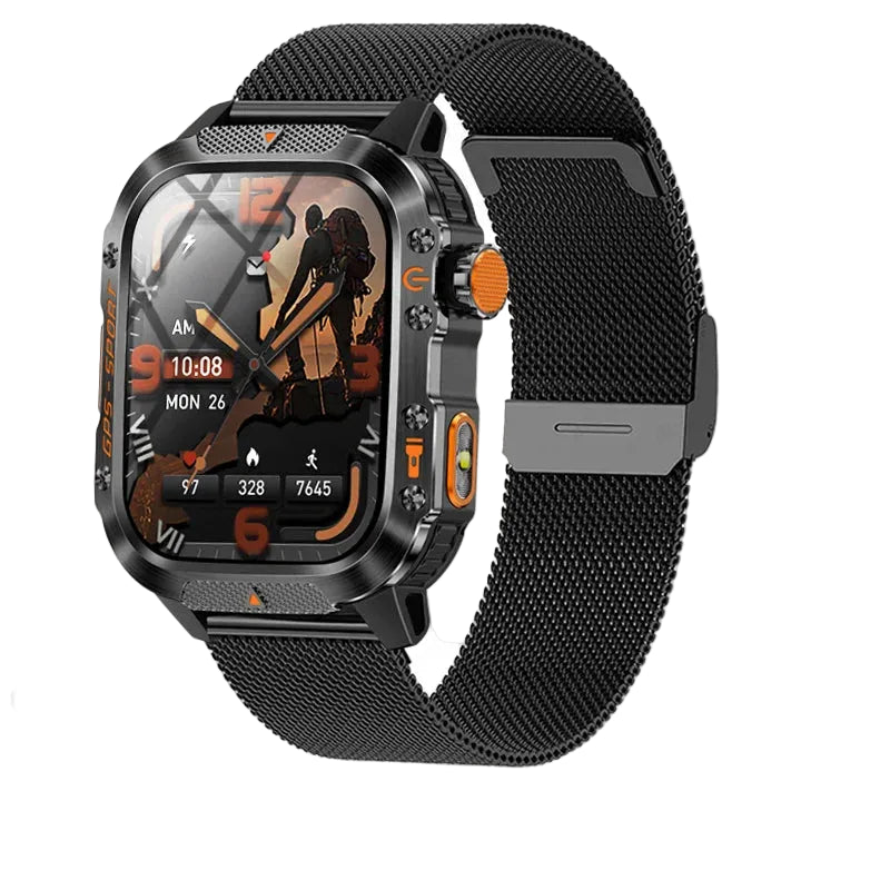 Turbo Cables – X2 Pro | Rugged GPS Smartwatch with 100+ Sports Modes | Multi-Satellite Navigation for Active Lifestyles