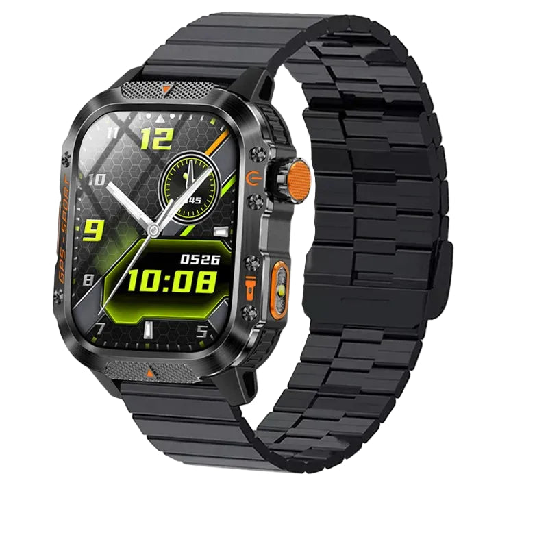 Turbo Cables – X2 Pro | Rugged GPS Smartwatch with 100+ Sports Modes | Multi-Satellite Navigation for Active Lifestyles
