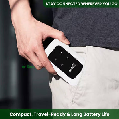 Turbo Cables – Portable 5G Wi-Fi Router | High-Speed Connection with Long Battery Life | Compact Internet Access for Travel & Home Use