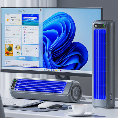 Turbo Cables – Portable AC Unit | Cordless Rechargeable Mini Air Conditioner with Rapid Cooling | Compact Solution for Summer Comfort