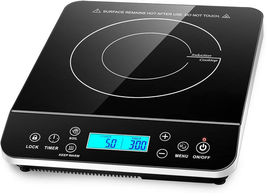 Turbo Cables – Portable Induction Cooktop | 1800W with Precise Temperature Control | Compact Design for Efficient Cooking