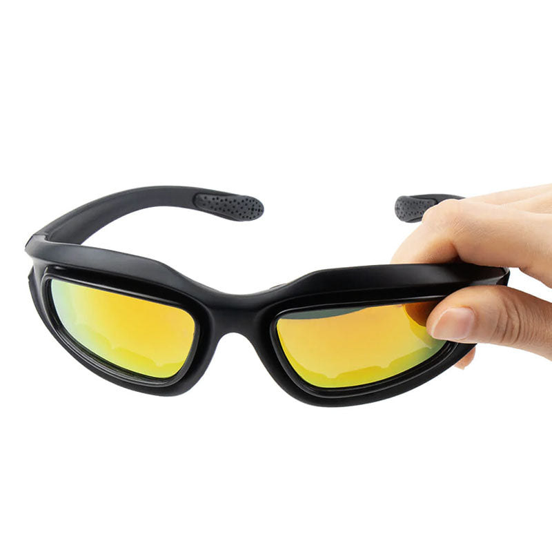 Turbo Cables – Rider's Choice | Motorcycle Sunglasses with Polarized UV400 Lenses | Secure Fit for Ultimate Eye Protection