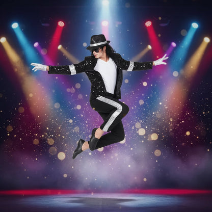 Turbo Cables – Shimmering Sequin Costume Set for Performances with Comfortable Fit | Versatile Outfit for Halloween and Themed Parties