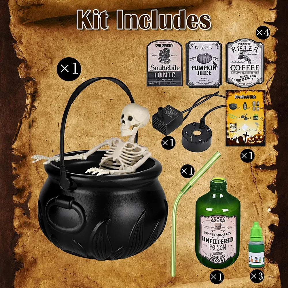 Turbo Cables – Halloween Witch Cauldron Decoration