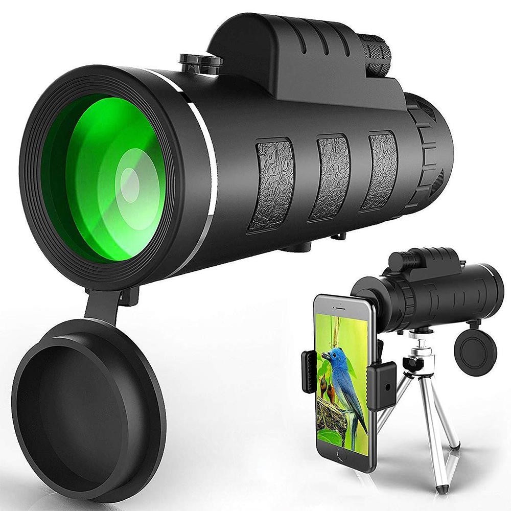Turbo 10X Starscope HD Monocular - High Power Monocular With Smartphone Holder & Tripod