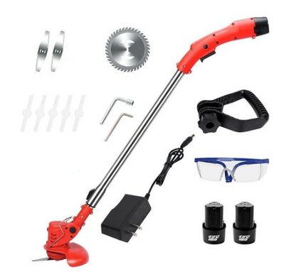 Turbo 450W Cordless Strimmer – Heavy Duty Grass Trimmer with 21V Copper Motor