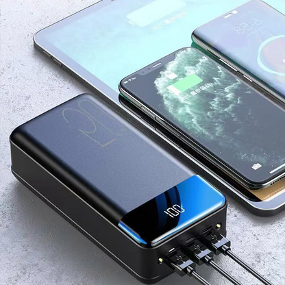 Turbo Cables – Ultra-Power Bank | 100,000mAh Portable Charger with Fast Charging Ports | Reliable Emergency Power Source for Travel