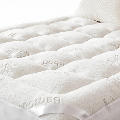 Turbo Cables – Collection | Bamboo Viscose Mattress Protector with Quilted Design | Waterproof & Breathable for Ultimate Sleep Comfort