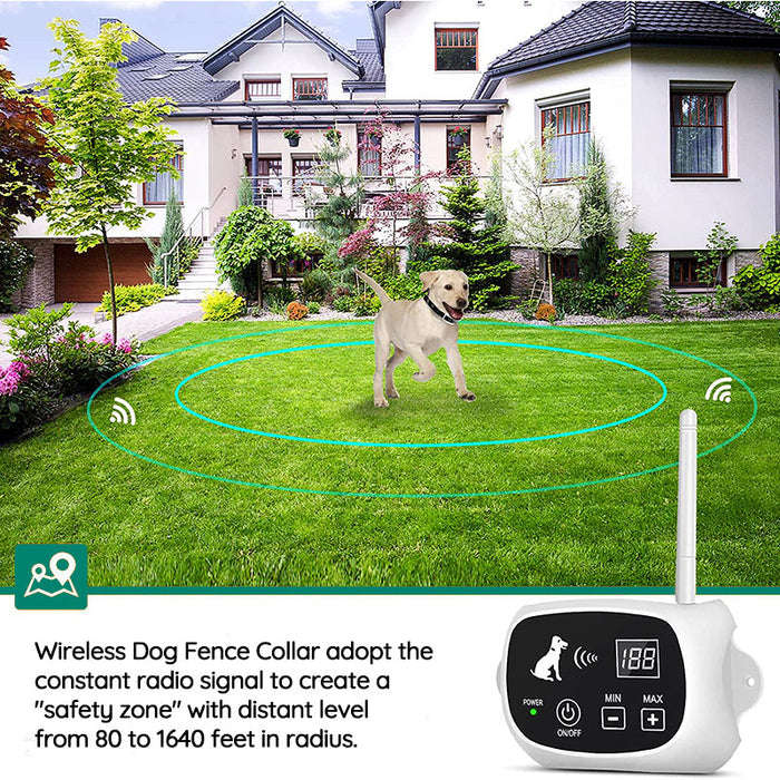 Turbo Wireless Dog Fence With Collar