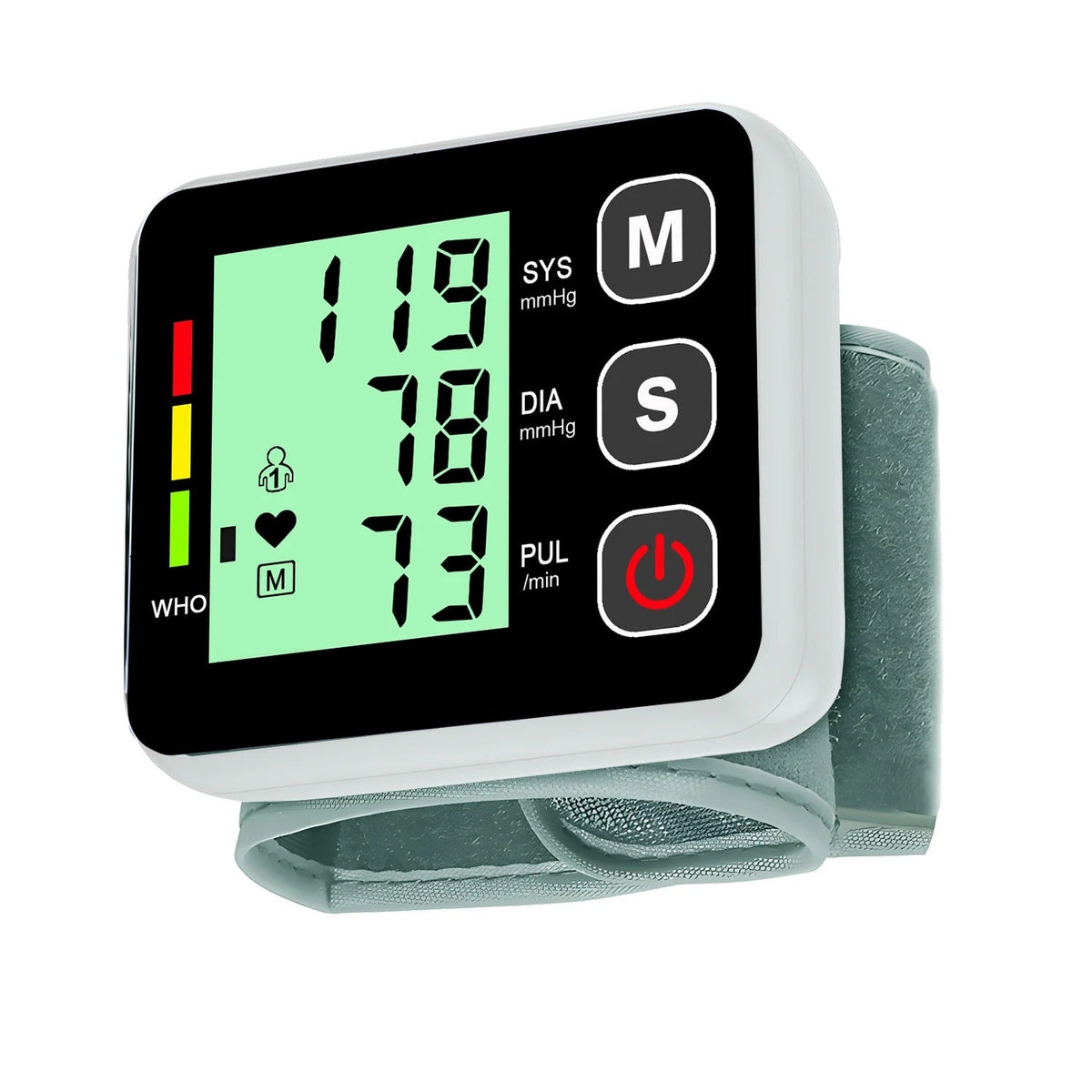 Turbo Cables – Wrist Blood Pressure Monitor with Automatic Cuff Inflation | Accurate Readings for Home Health Management