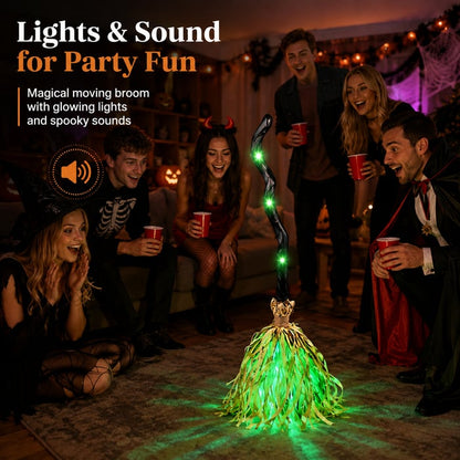Turbo Cables – Motion Activated Halloween Broom Light