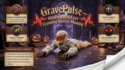 Turbo Cables – Glowing Red Eyes Crawling Horror Mummy