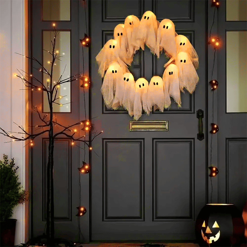Turbo Cables – Eerie Illuminated Halloween Wreath