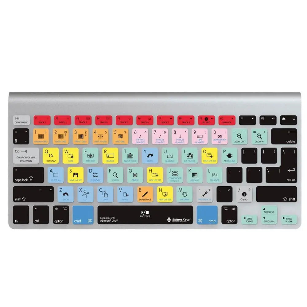 Ableton Live Keyboard Covers for MacBook and iMac Editors Keys